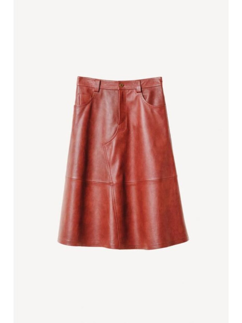 ZARA LEATHER MIDI SKIRT WILLY CHAVARRIA X ZARA - Picture 4 of 7